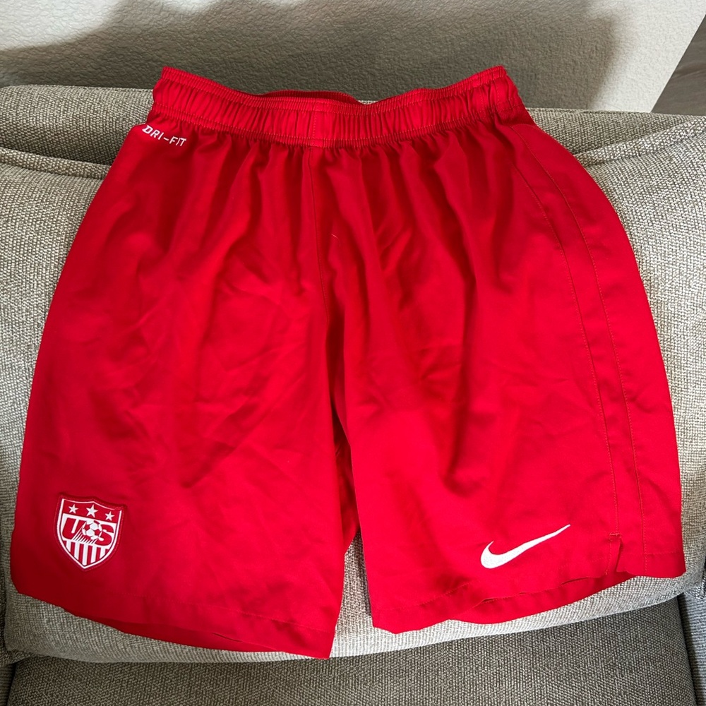 Nike Red Dri-FIT Athletic Shorts